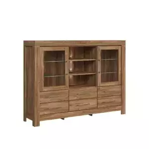 BRW Gent komoda KOM2W6S/13/17, dub stirling