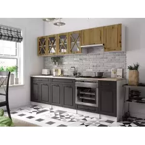 Falco Kuchyňská linka Gréta 260 artisan/grafit MAT