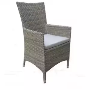 Dimenza Zahradní komfortní křeslo RIMINI - šedohnědé