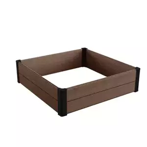 Keter MAPLE SQUARE – zahradní květináč hnědý