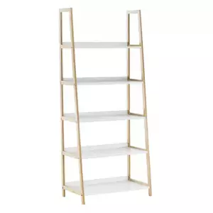 Tempo Kondela Regál KOEN TYP 3 - bílá/přírodní