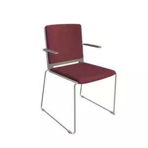 Alba Konferenční židle Filo čalouněná - s područkami