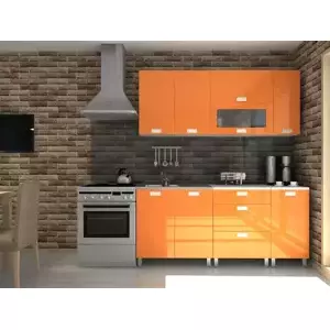 Falco Kuchyňská linka Timothy - oranžový lesk/MDR