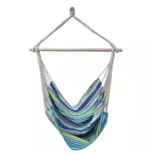 Dimenza Zahradní látková houpačka BRASIL - modrá s pruhy