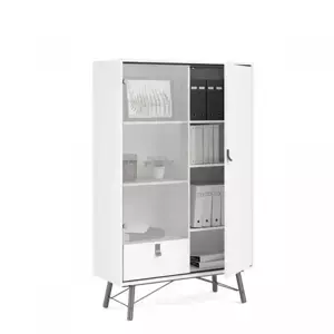 Falco Vitrína Rain 008 bílá MAT