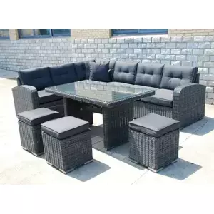 Rojaplast Zahradní souprava MONTREAL - ANTRACIT