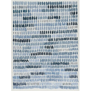 BIZZOTTO TIsk na plátně NASKA modrý 90x120 cm 0245231