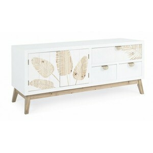 BIZZOTTO dřevěný TV stolek FOLIUM 52x120 cm 0744973