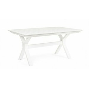 BIZZOTTO Rozkládací zahradní stůl KENYON 180x100cm bílý 0663235