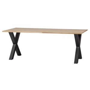 WOOOD Jídelní stůl TABLO dub 200x90 cm nohy X 376016-A