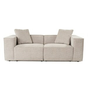 Hanah Home Dvoumístná pohovka LORA mocha 220 cm