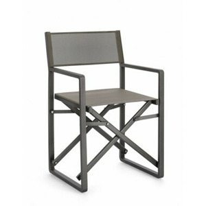BIZZOTTO zahradní skládací židle KONNOR antracit 0663307