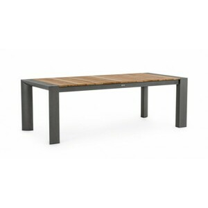 BIZZOTTO rozkládací zahradní stůl CAMERON 228/294x100 cm antracit 0663380