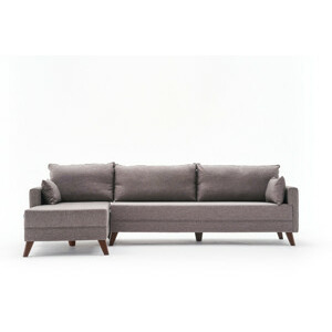 Hanah Home Designová pohovka BELLA hnědá levá 275 cm 825BLC2585