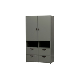 vtwonen Dřevěná skříň STAGE zelená 377036-S