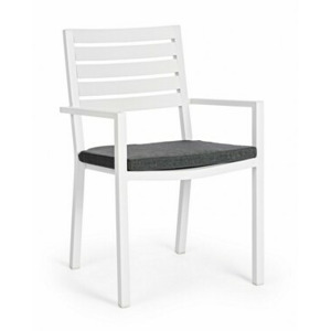 BIZZOTTO Zahradní jídelní židle HELINA bílá 0662928