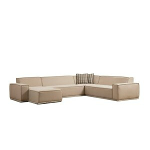 Hanah Home Rohová pohovka LEGO krémová 343 cm