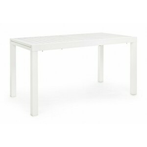 BIZZOTTO Rozkládací zahradní stůl HILDO 140x77 cm bílý 0662851