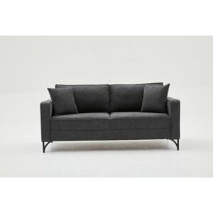 Hanah Home Dvoumístná pohovka BERLIN antracitová 180 cm 825BLC2794