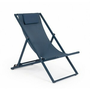 BIZZOTTO Zahradní polohovatelné lehátko TAYLOR modrá 0663277