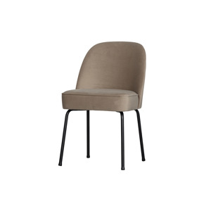 BePureHome Sametová jídelní židle VOGUE khaki