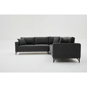 Hanah Home Rohová pohovka BERLIN antracitová 258 cm
