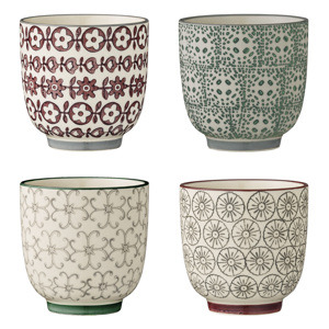 BLOOMINGVILLE Set 4 hrnků KARINE 180 ml 21100606