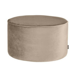 WOOOD Pouf SARA khaki samet 350410-KG
