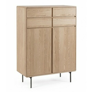 BIZZOTTO Dřevěný kabinet WIDALD 130x90 cm 0747111