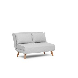 Hanah Home Rozkládací dvoumístná pohovka FOLDE šedá 120 cm