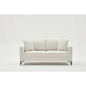 Hanah Home Dvoumístná pohovka BERLIN krémová 180 cm 825BLC2792