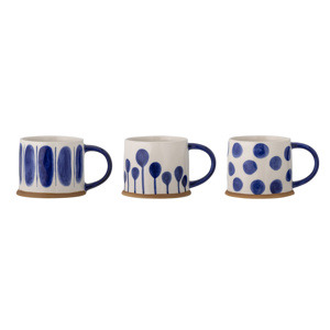 BLOOMINGVILLE Set 3 hrnků LINORA 480 ml 82055877