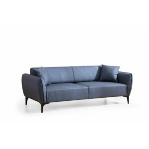 Hanah Home Třímístná pohovka BELISSIMO modrá 220 cm 560ARE1361