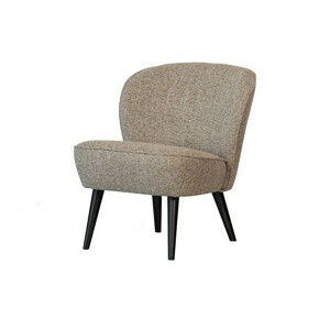 WOOOD Křeslo SARA hnědošedé 375690-N