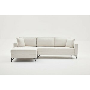 Hanah Home Rohová pohovka BERLIN krémová levá 258 cm 825BLC2803