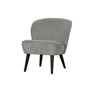 WOOOD Křeslo SARA šedo-zelené 375690-G