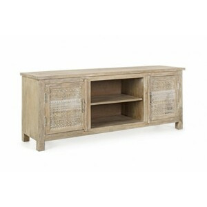 BIZZOTTO dřevěný TV stolek MAYRA 60x150 cm 0746214