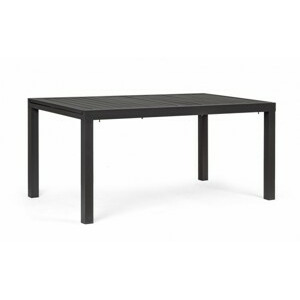 BIZZOTTO Rozkládací zahradní stůl HILDE 160x90 cm antracit