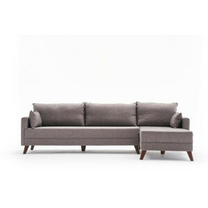 Hanah Home Designová pohovka BELLA hnědá pravá 275 cm 825BLC2584