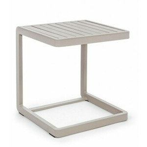BIZZOTTO zahradní konferenční stolek KONNOR světle šedý 0662723