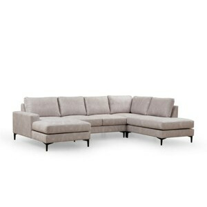 Hanah Home Rohová pohovka PORTO béžová pravá 560ARE1229