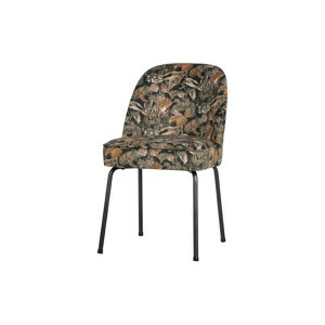 BePureHome jídelní židle VOGUE černá s květy 800816-Q