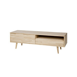 WOOOD Dřevěný TV stolek TYGO světlý 150 cm 370156-E