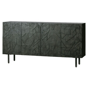 BePureHome Dřevěná komoda COUNTER černá 801094-Z