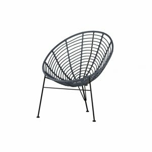 WOOOD Ratanové křeslo JANE modré 373636-I