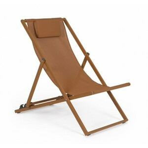 BIZZOTTO Zahradní polohovatelné lehátko TAYLOR oranžová 0663275