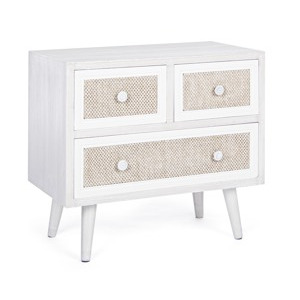 BIZZOTTO Komoda MONTIEL bílá 55x60 cm 0744878