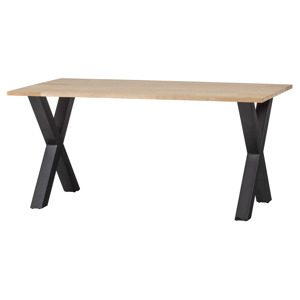 WOOOD Jídelní stůl TABLO dub 160x90 cm nohy X 376014-A