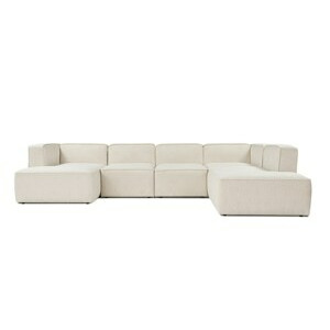 Hanah Home Šestimístná pohovka MORE M krémová