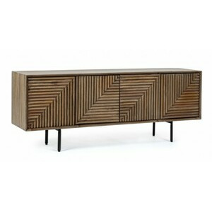 BIZZOTTO dřevěný TV stolek DARSEY 53x140 cm 0746870